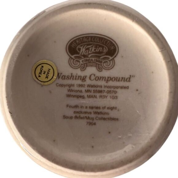 Vintage Watkins 1992 Coffee Mugs, Egyptian Tale, Tooth Powder, Washing Compound - Picture 10 of 14